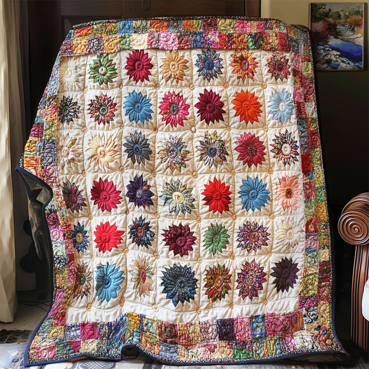 Flower WY0602144CL Quilt