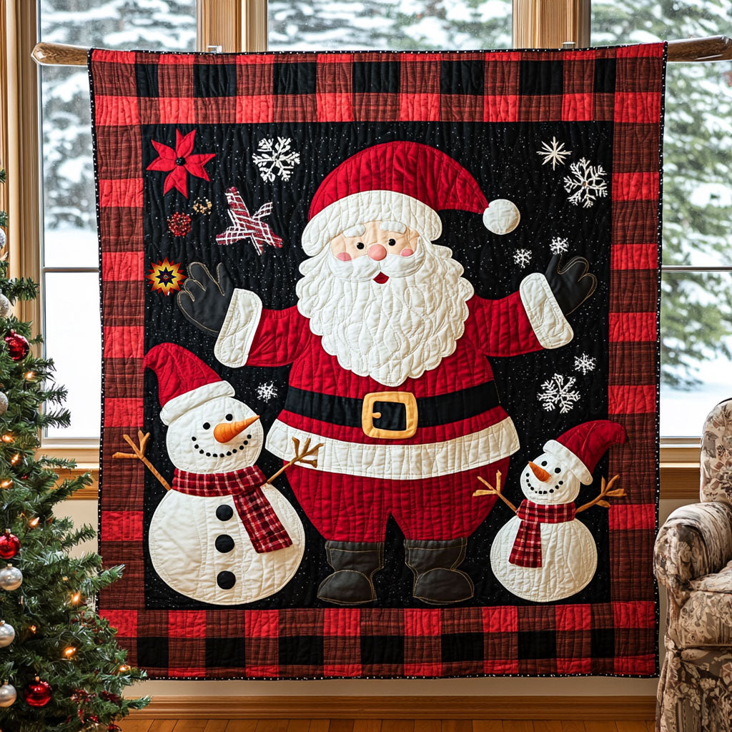 Christmas Snowman WJ1712007CL Quilt