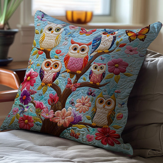 Tree Of Owl WY1612127CL Quilt Pillow Case