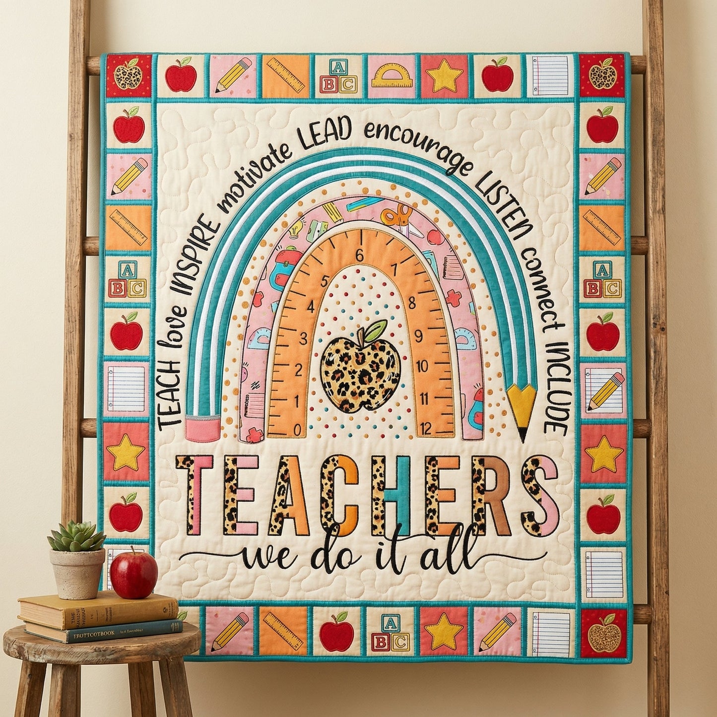 Teachers We Do It All HM0604006CL Quilt
