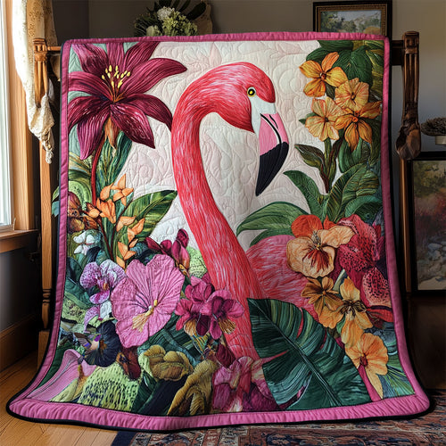 Abstract Flamingo WY1911070CL Quilt