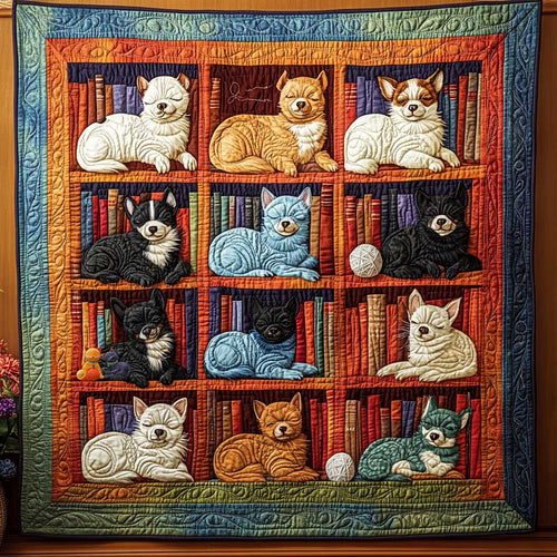 Chihuahua Librarian WN0210008CL Quilt