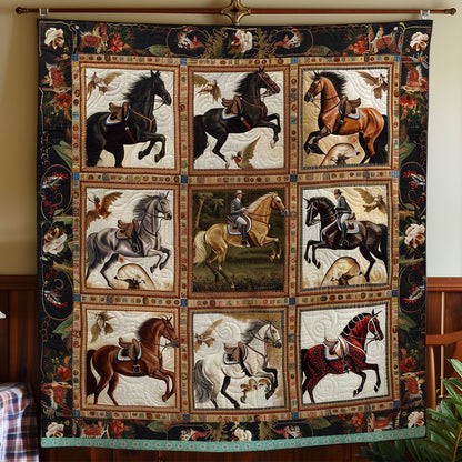 Horse And Rider Harmony WN1109049CL Quilt