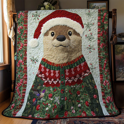 Otter Christmas Charm WN2012010CL Quilt