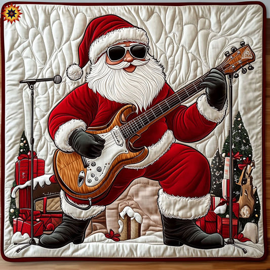 Rockstar Santa WY0712003CL Quilt