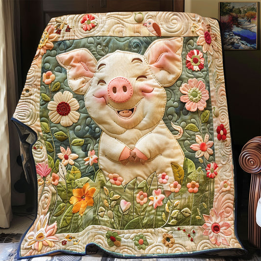 Blossom Piglet YR1901007CL Quilt