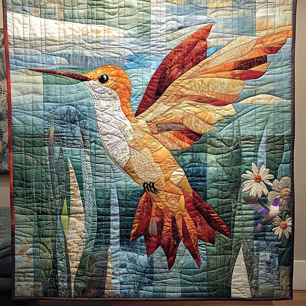 Hummingbird's Sunny Flight WN0910101CL Quilt