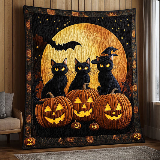 Moonlit Black Cat CW1607026CL Quilt