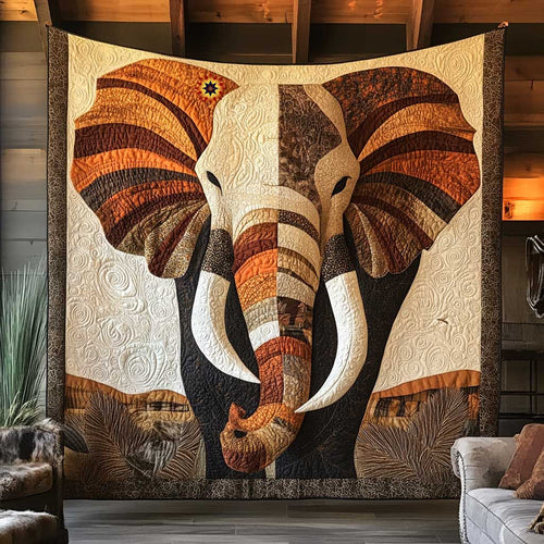 Elephant Portrait WP1811003CL Quilt