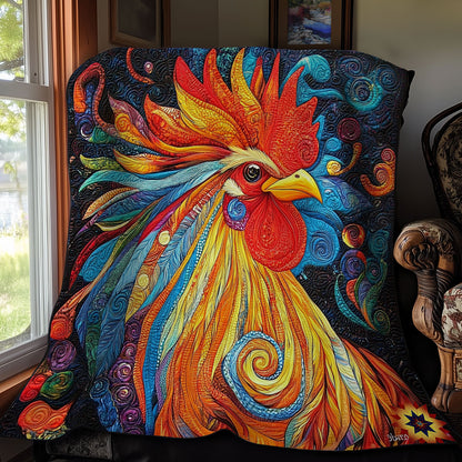 Rooster WY2111038CL Quilt