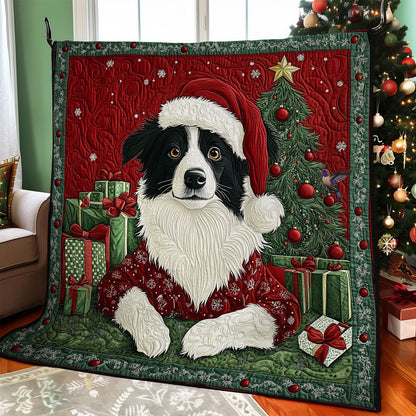 Winter Of Border Collie WY2311030CL Quilt