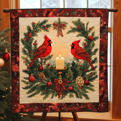 Christmas Cardinal Bird WJ0412009CL Quilt