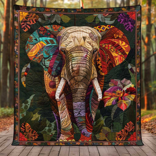 Native American Elephant WJ2309007CL Quilt