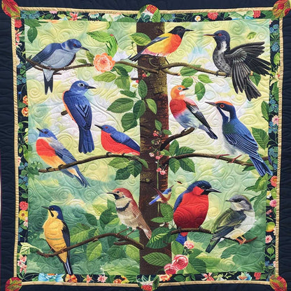 Bird Lovers WJ2407004CL Quilt