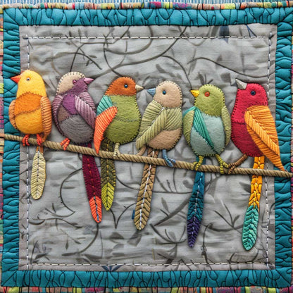 Bird Lovers XR1507015CL Quilt