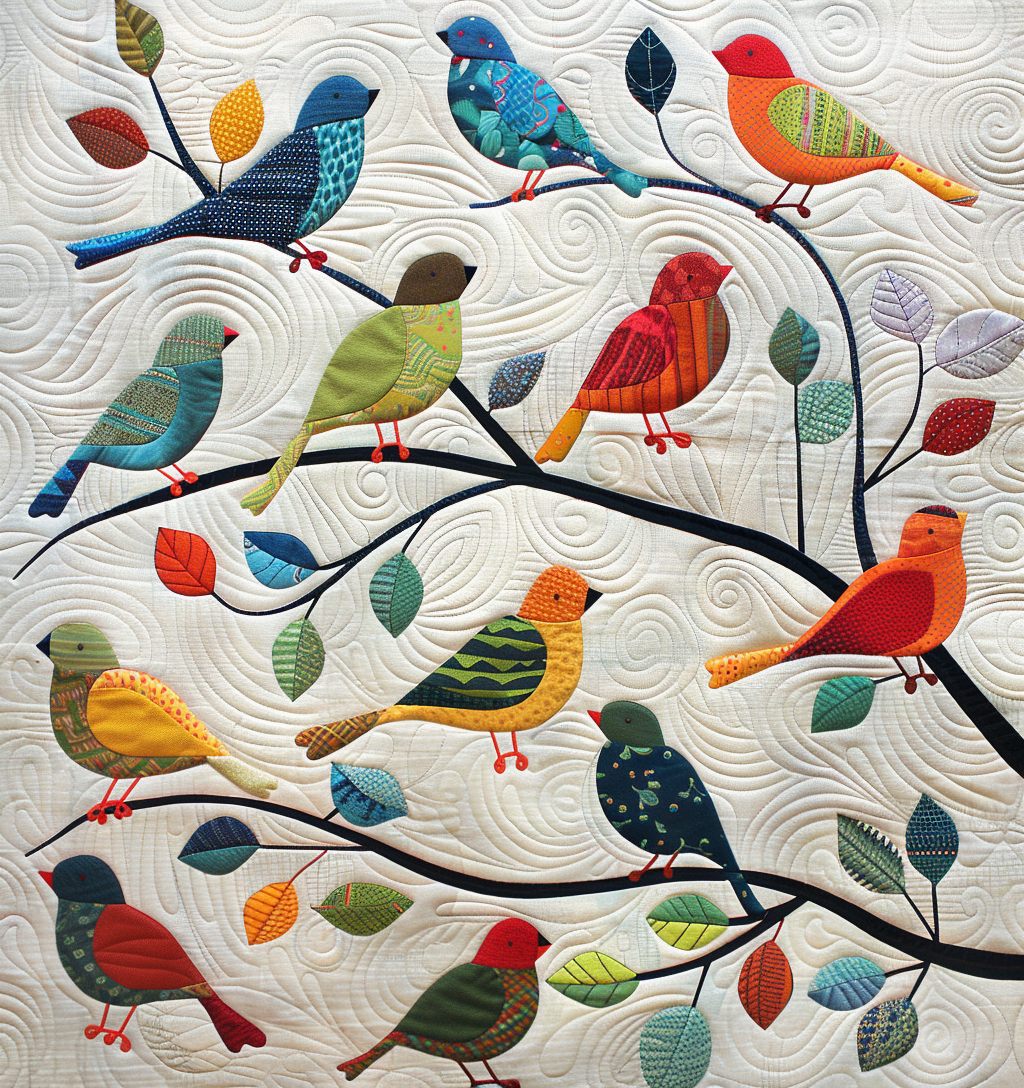 Birds WJ1306002CL Quilt