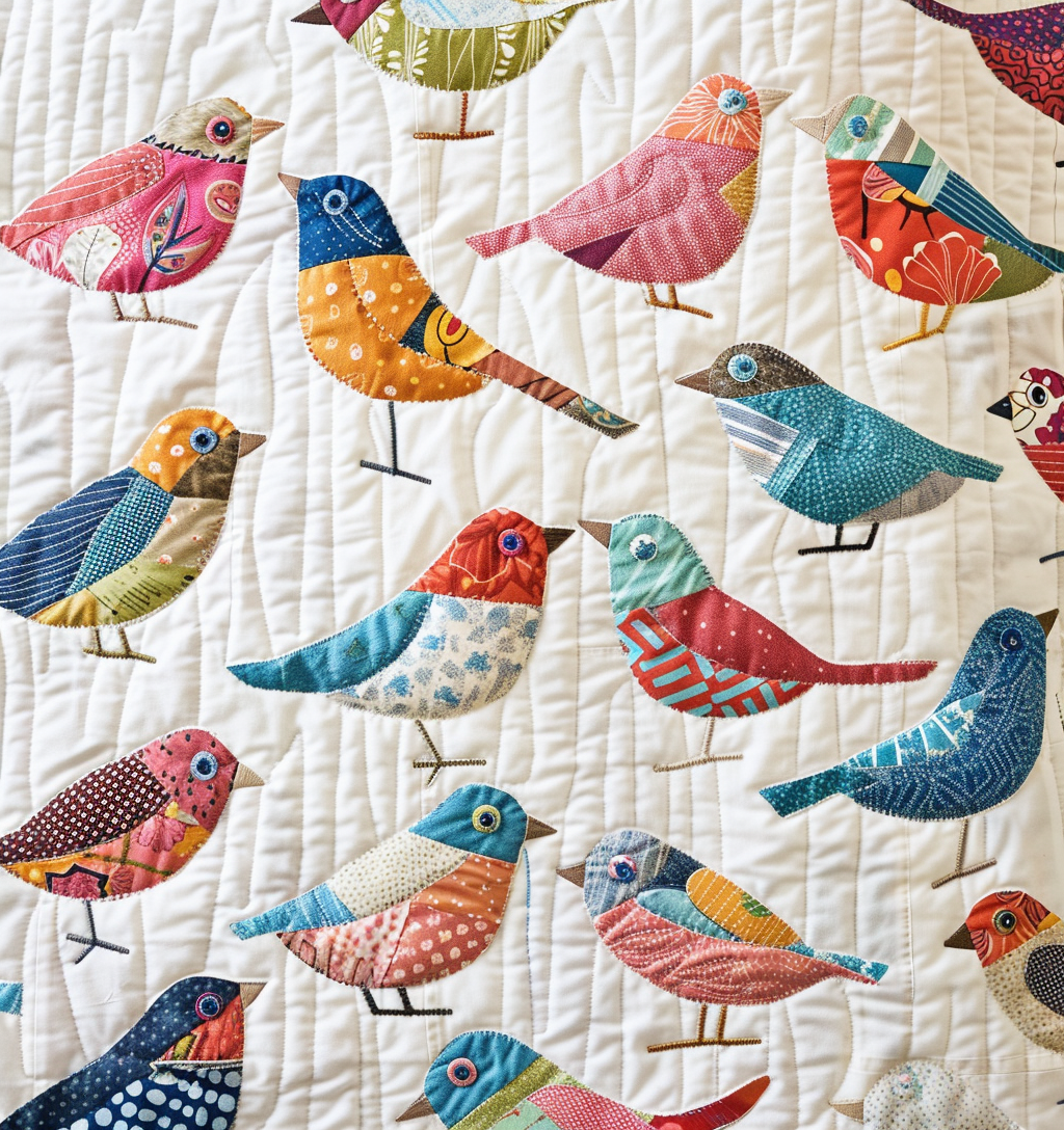 Birds WJ1306003CL Quilt