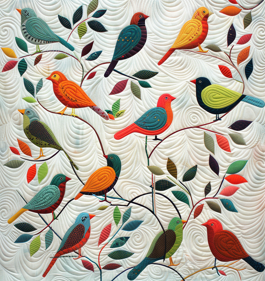 Birds WJ1406003CL Quilt