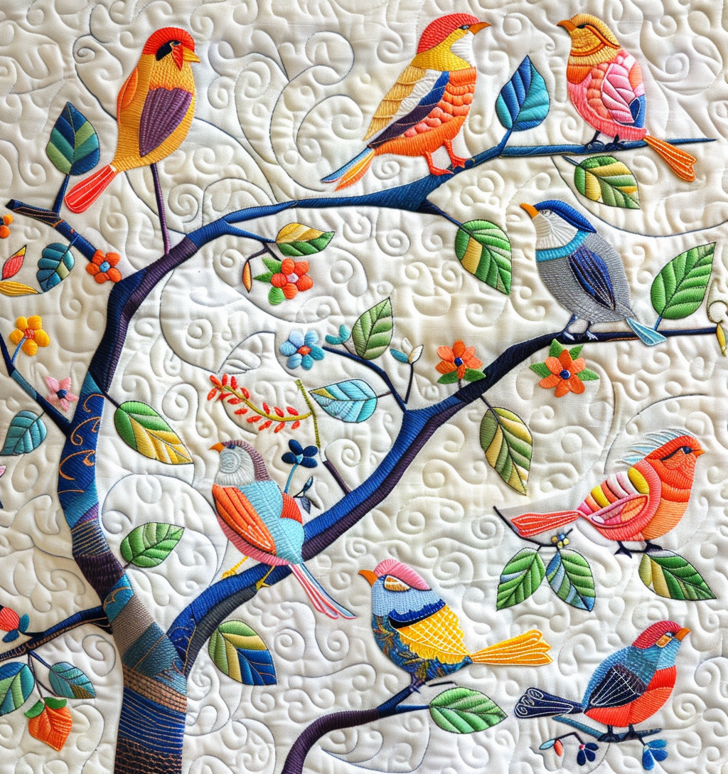 Birds WJ1406004CL Quilt