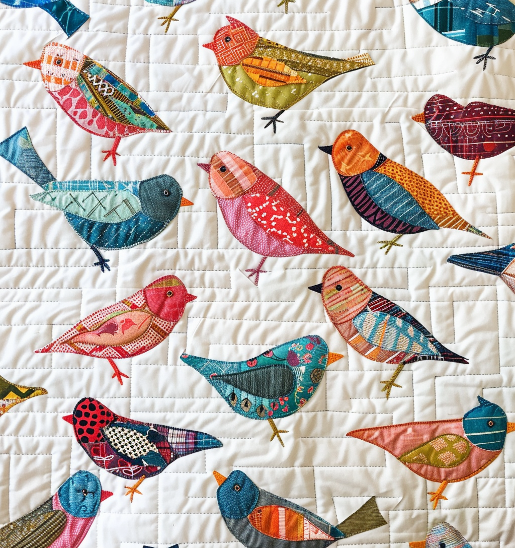 Birds WJ1406005CL Quilt