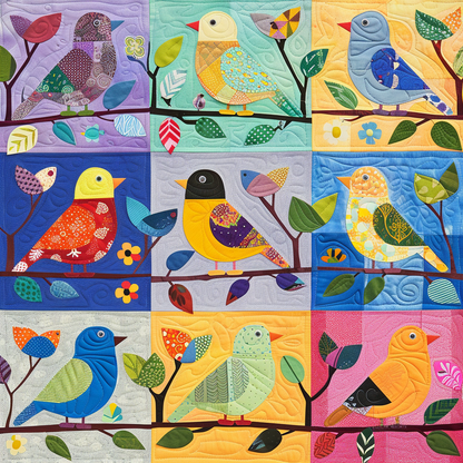 Birds XR1706026CL Quilt