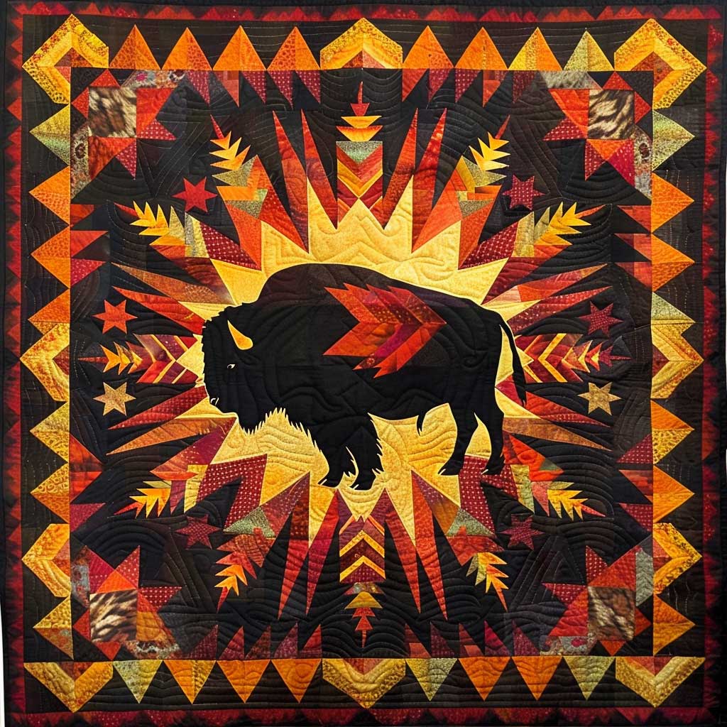 Bison Native American XR2106010CL Quilt