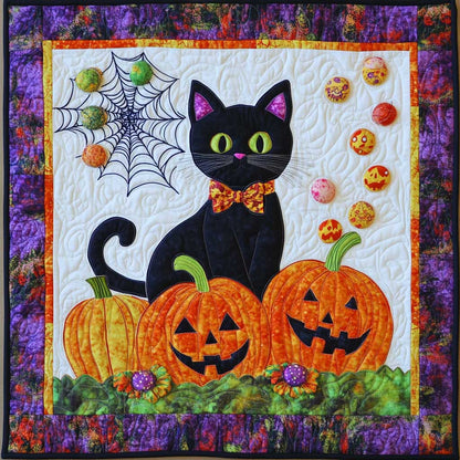 Black Cat In Halloween XR0808005CL Quilt