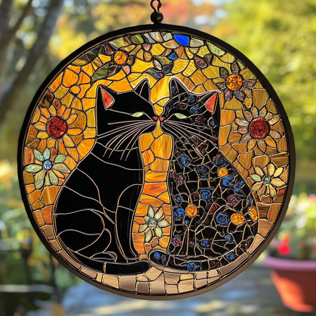 Black Cat WU1701022CL Suncatcher
