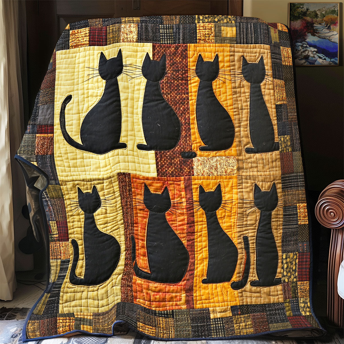 Black Cat YR1904016CL Quilt
