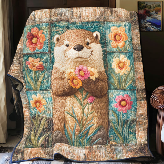 Blooming Otter Bliss YR3112029CL Quilt