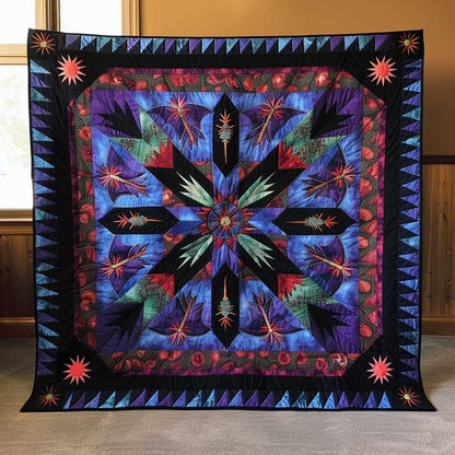 Blue And Black Native Star XR0307010CL Quilt