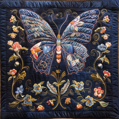 Blue Butterfly WJ1707003CL Quilt