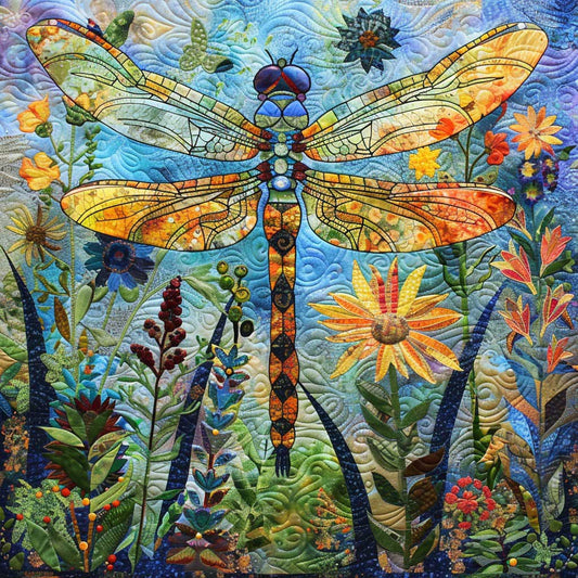 Blue Dragonfly WM2507001CL Quilt