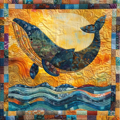 Blue Whale In The Sun XR2207014CL Quilt