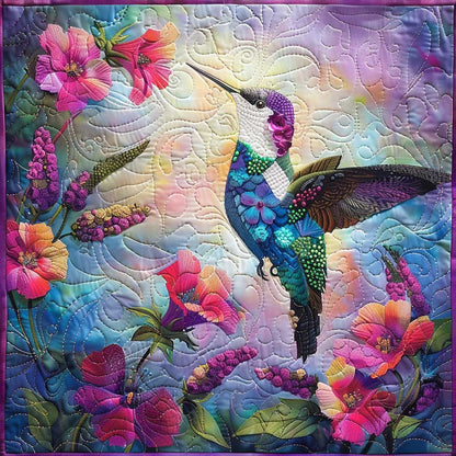 Bright Hummingbird XR1008013CL Quilt