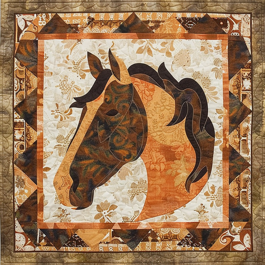 Brown Horse XR0706010CL Quilt