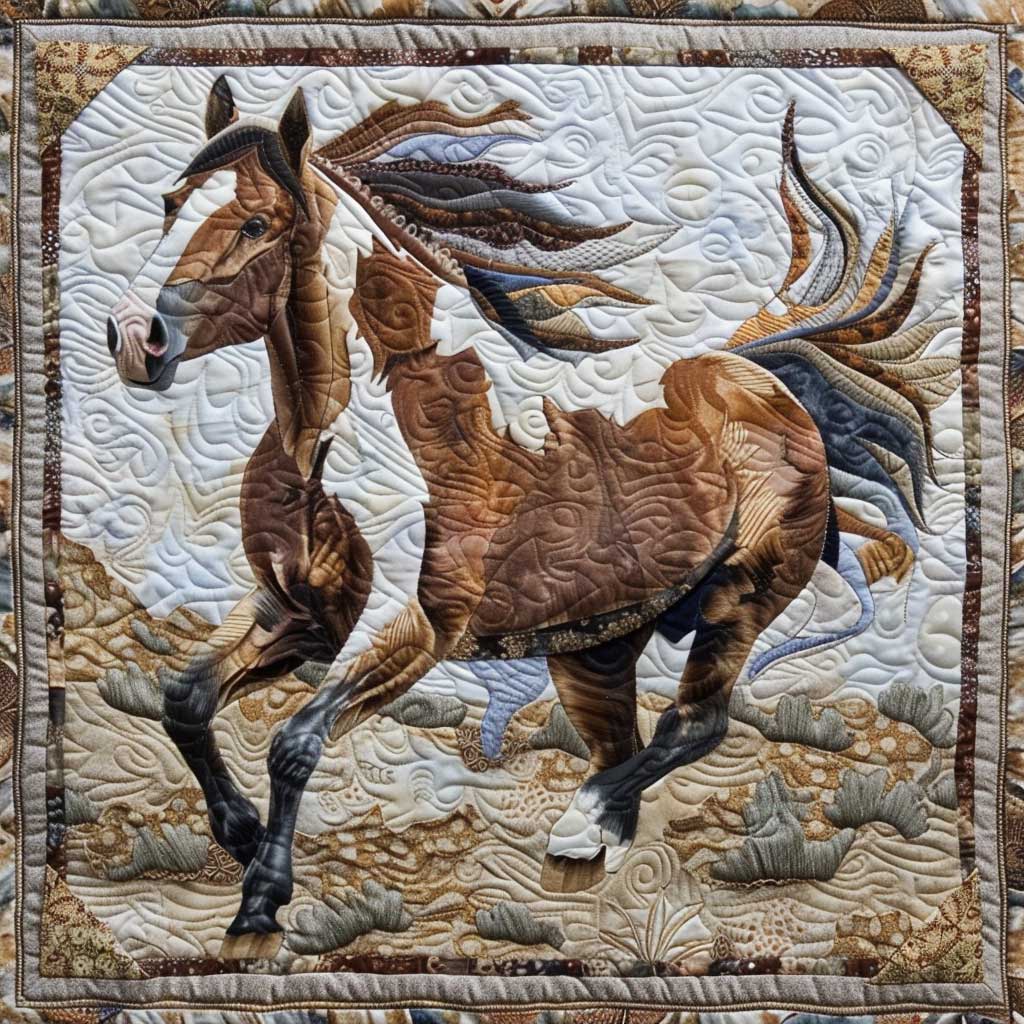 Brown Horse XR0908019CL Quilt