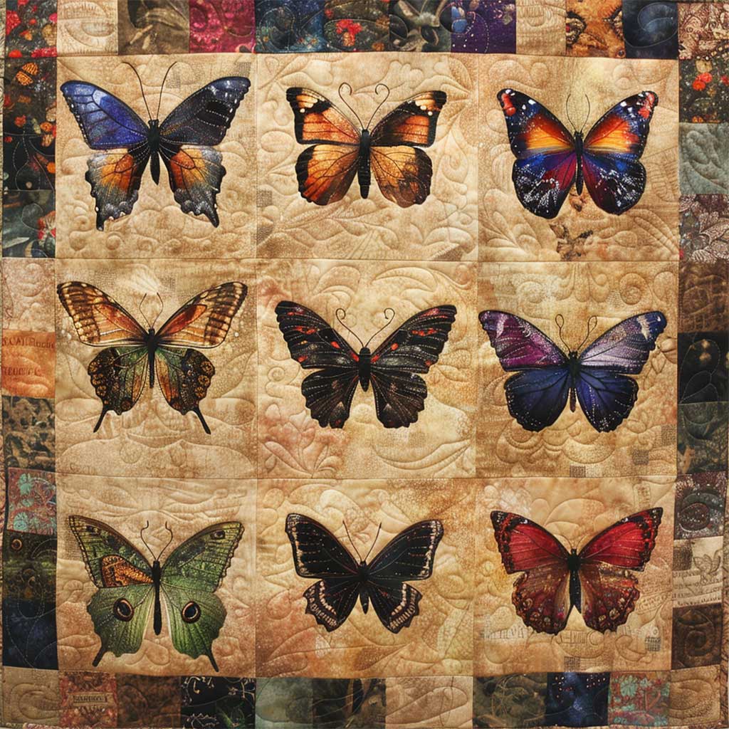 Butterflies WJ0107002CL Quilt