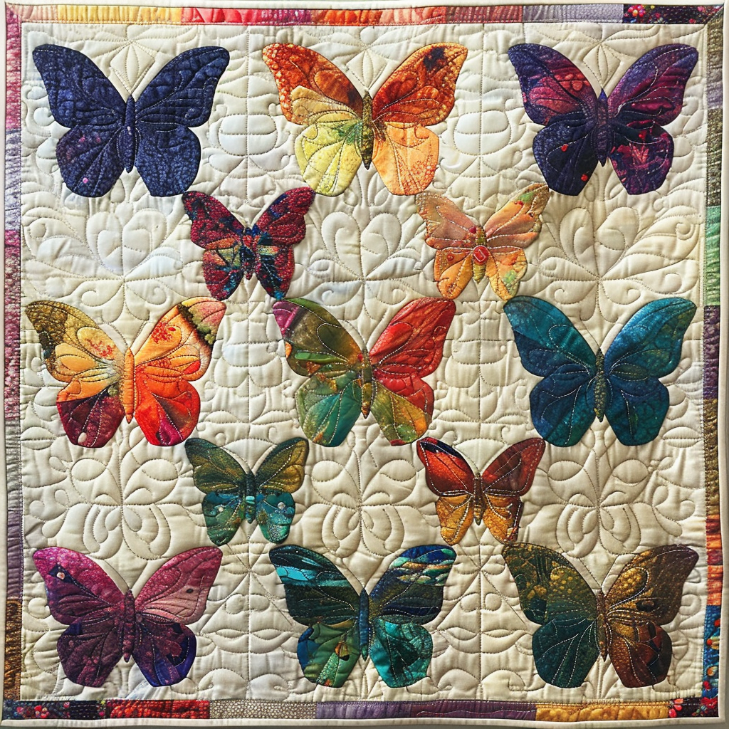 Butterflies WJ0706002CL Quilt