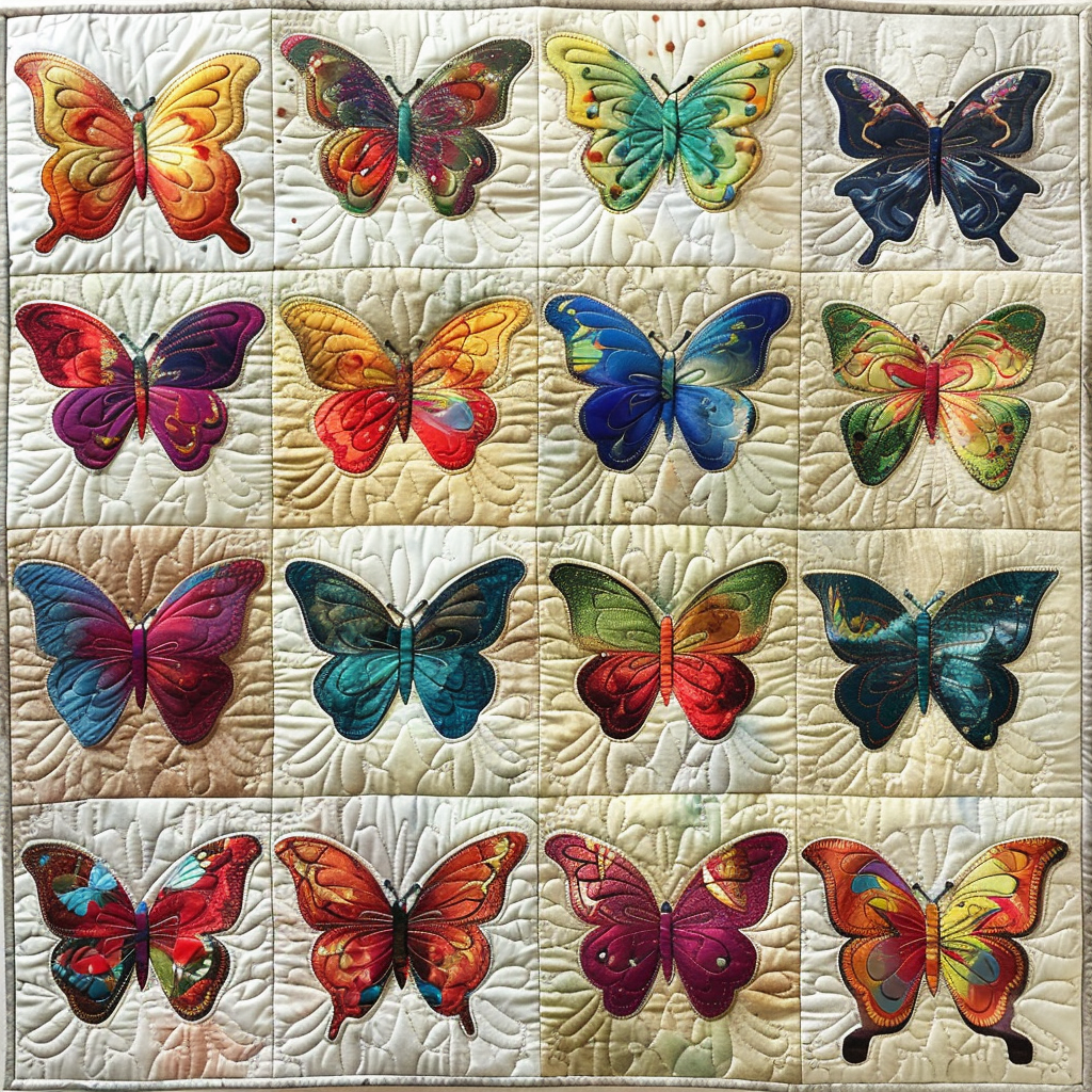 Butterflies WJ1006001CL Quilt