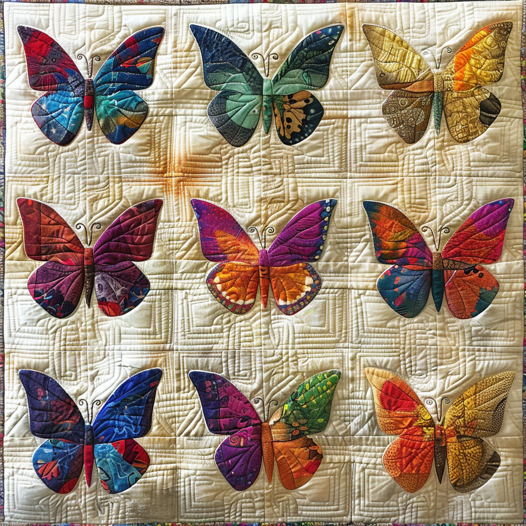 Butterflies WJ1106003CL Quilt