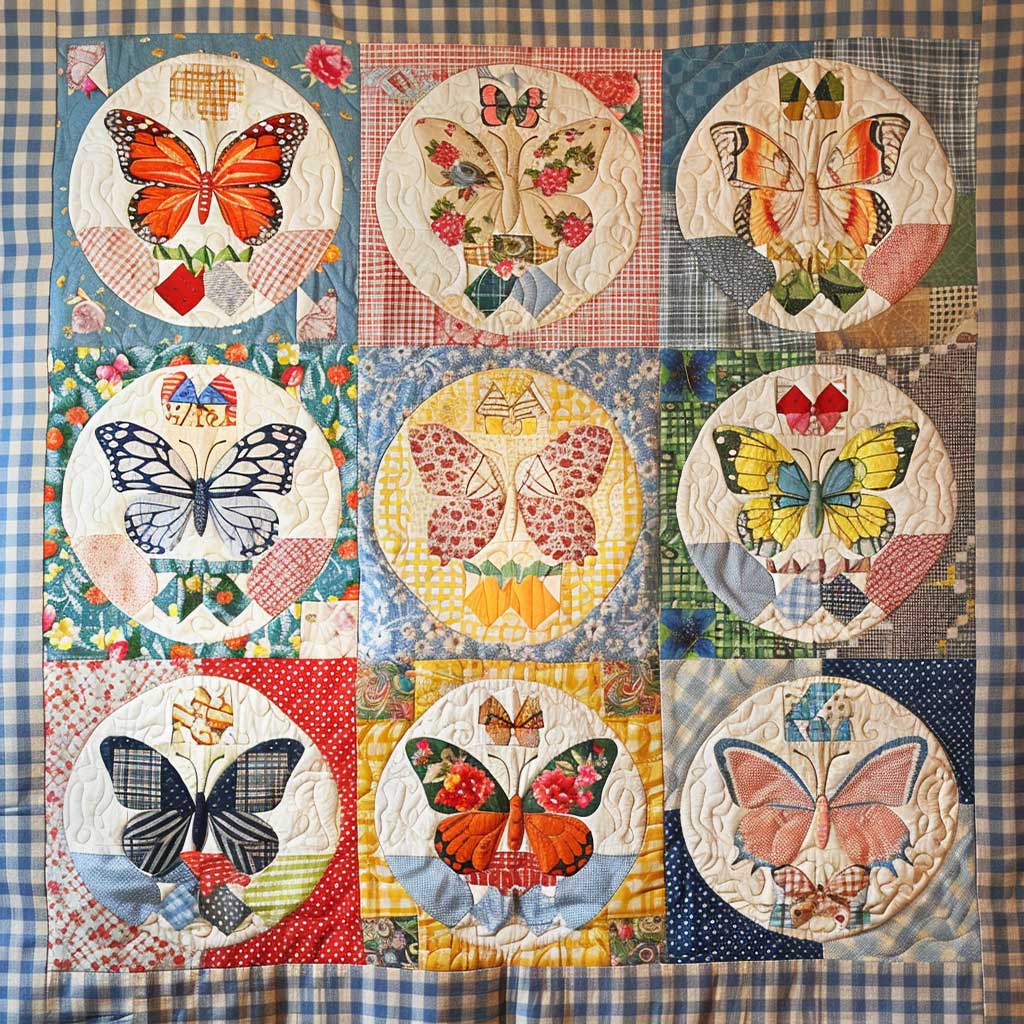 Butterflies WJ2407010CL Quilt