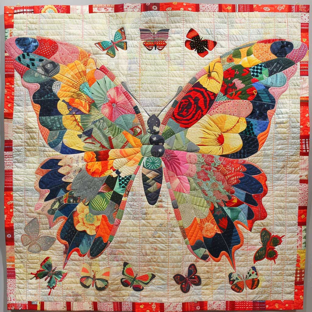 Butterflies WJ2507012CL Quilt