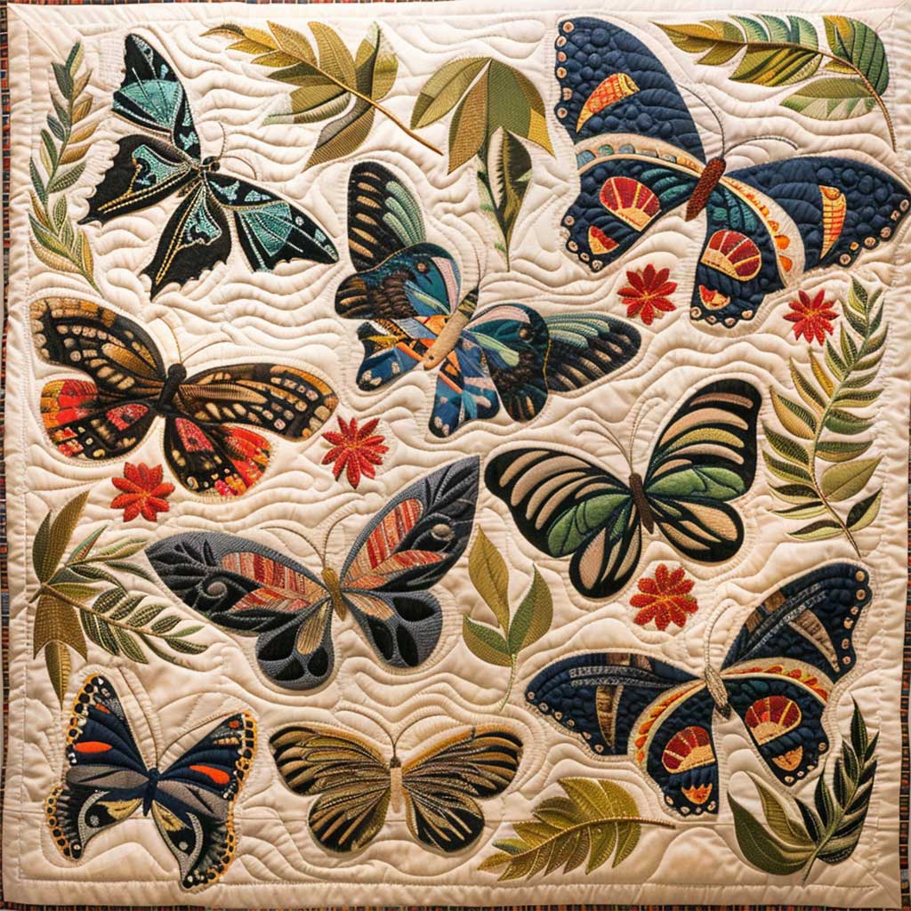 Butterflies WJ2606004CL Quilt