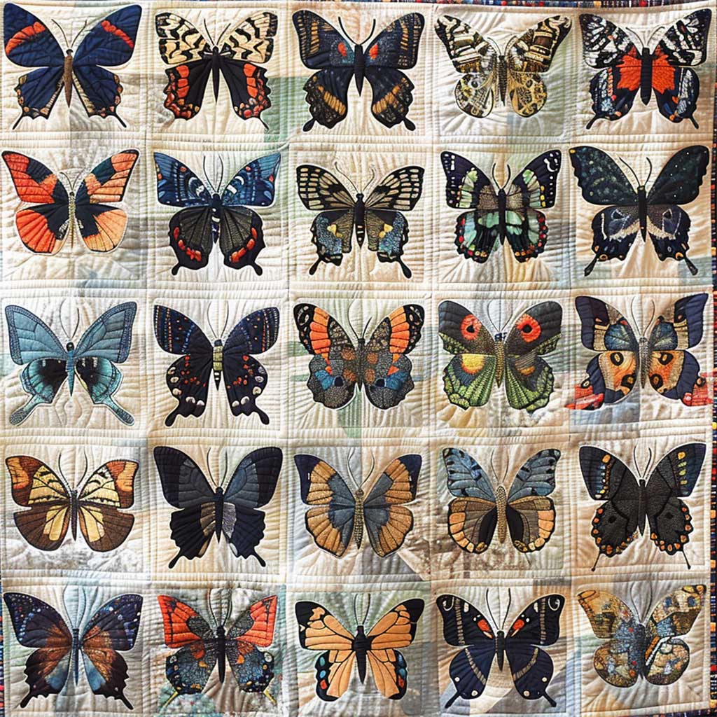 Butterflies WJ2906002CL Quilt