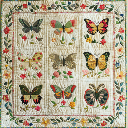 Butterflies XR1006010CL Quilt