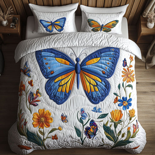 Butterfly Flower YR1403026CL Duvet Cover Set