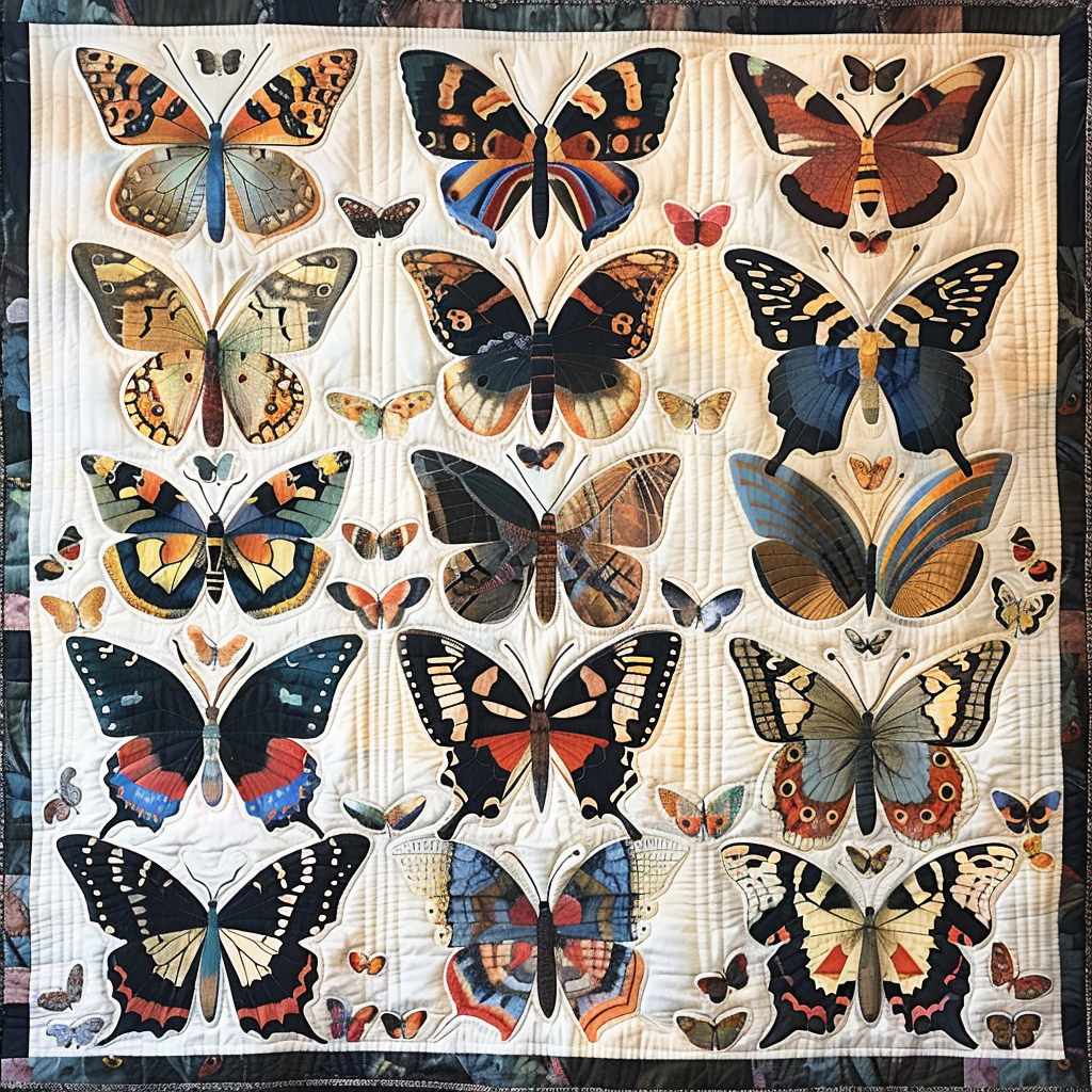 Butterfly Lovers XR1206003CL Quilt