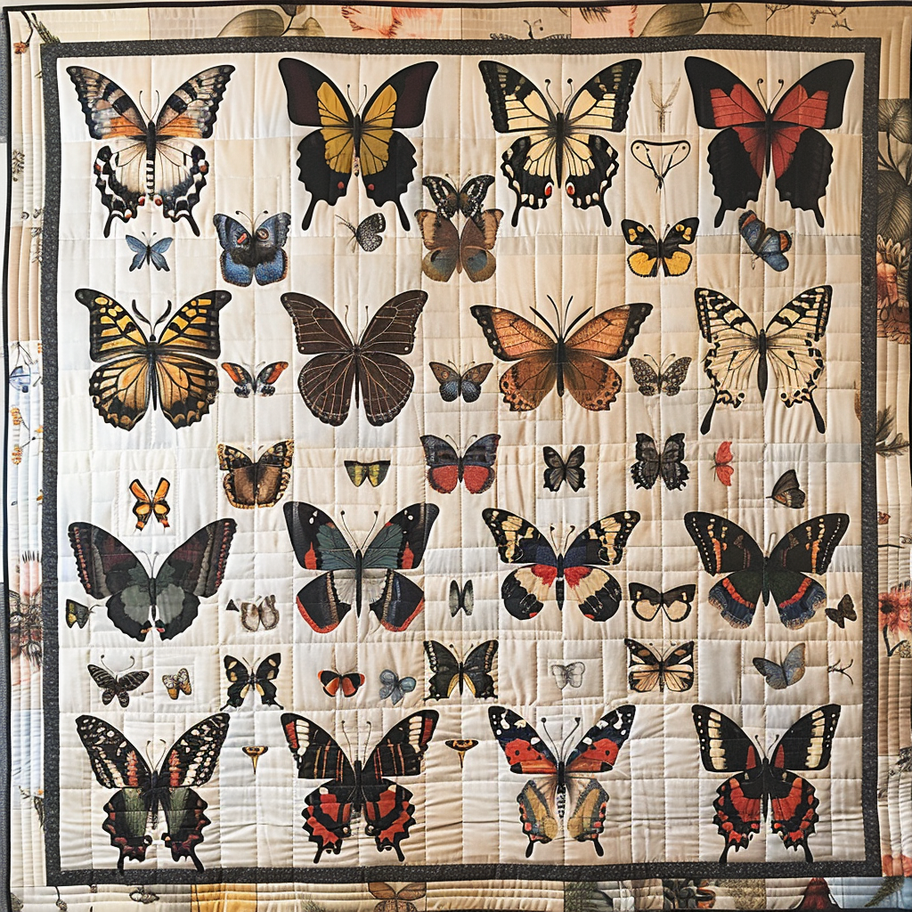 Butterfly Lovers XR1206005CL Quilt