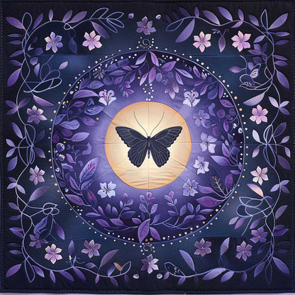 Purple Butterfly WJ1507009CL Quilt